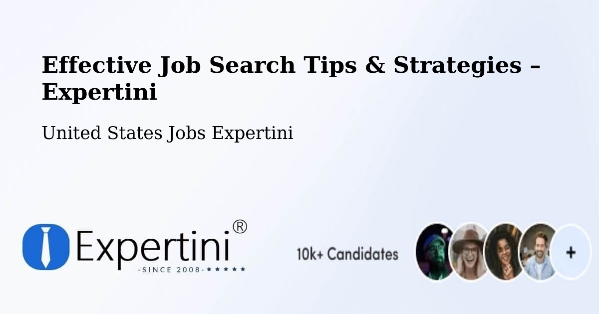 Job Search Tips & Strategies for Job Seekers – Fleming County - Fleming County, United States Jobs Expertini